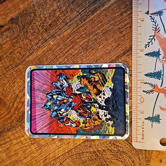 Transformer Robot vintage vending machine stickers Prism sticker sheet - Picture 1 of 9